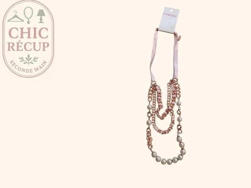 Collier Camaïeu - Blanc Corail - Brhal-75